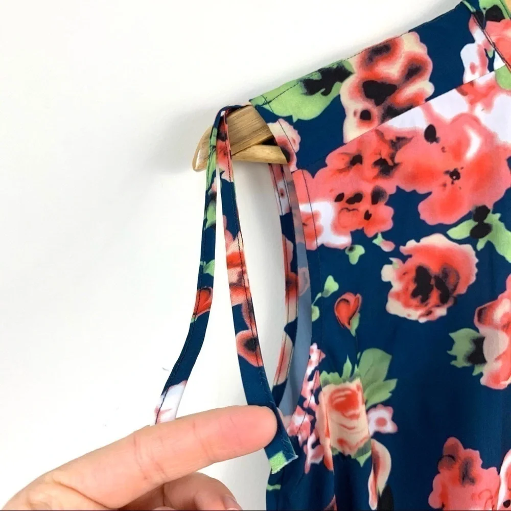 SHADES O F GREY BY MICAH COHEN Romper Womens Extra Small Blue Feminine Romantic - Picture 6 of 9